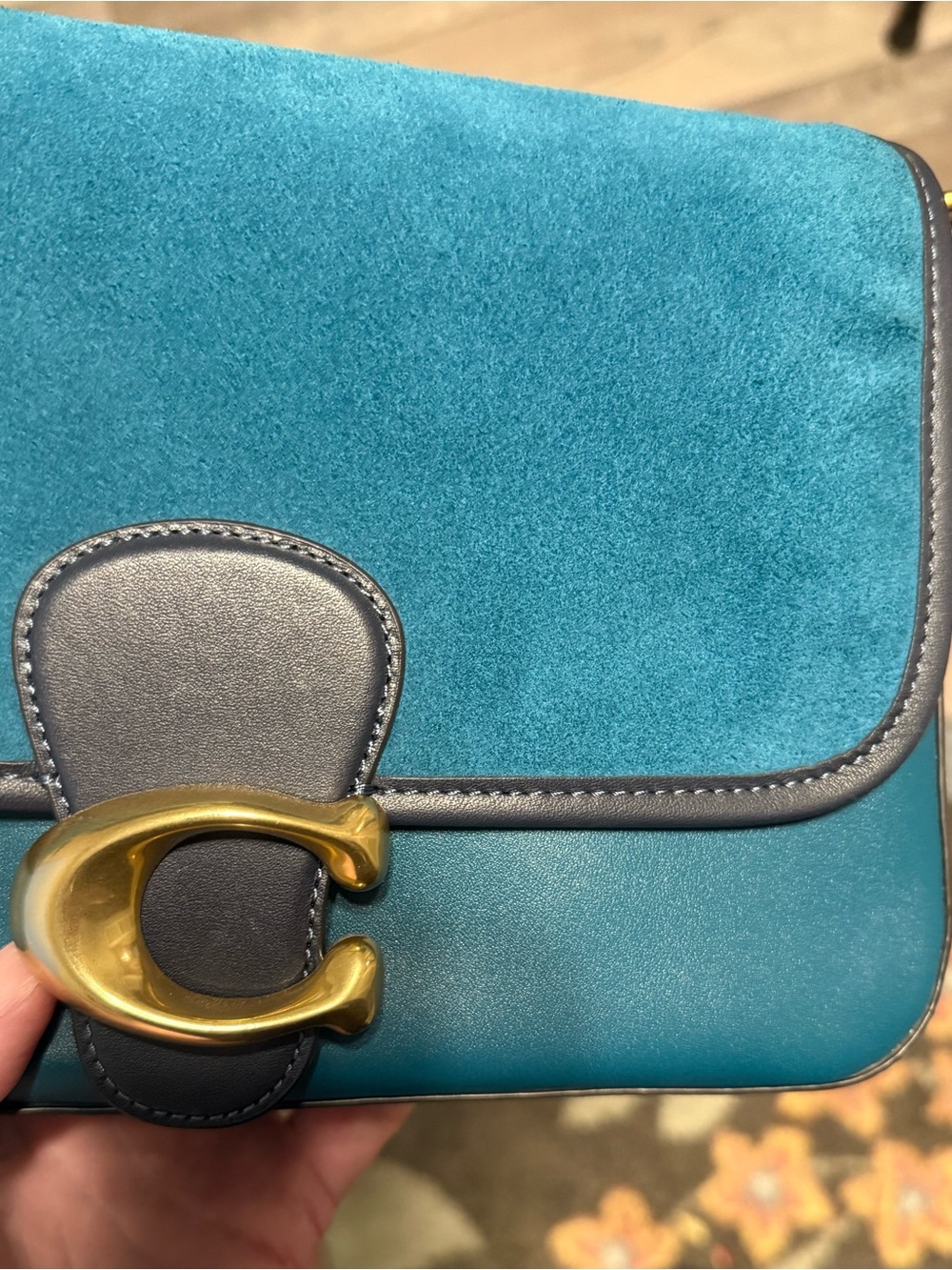 Coach Soft Tabby and Wallet Teal - Picture 12 of 12